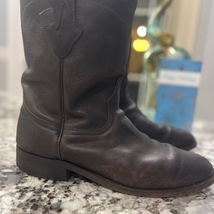 COPY - Resistol Cowboy Boots Ranch Cow Lining Leather size 11